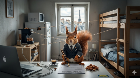 Crise du logement : L’écureuil obligatoire en studio pour sauver Paris | Invraisemblable.fr